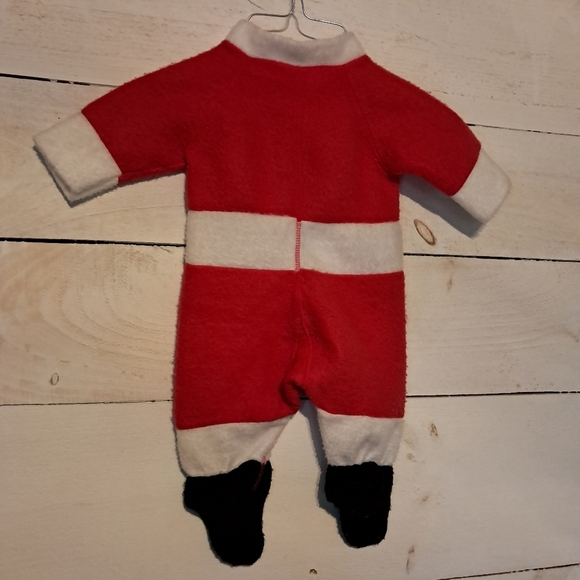 Vintage Christmas Santa Suit Baby Outfit Size 6 Months - Picture 2 of 8